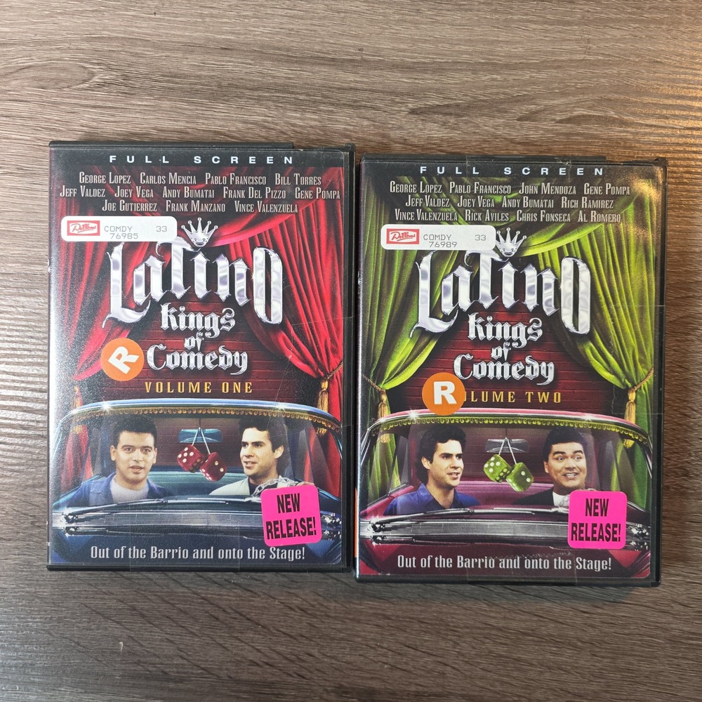 Latino Kings of Comedy DVD Vol 1 & 2 Set George Lopez Carlos Mencia Lionsgate